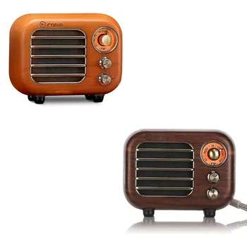 

Retro Radio Vintage Bluetooth Speaker FM Radio with Bluetooth 4.2 Connection, Old Fashioned Classic Style
