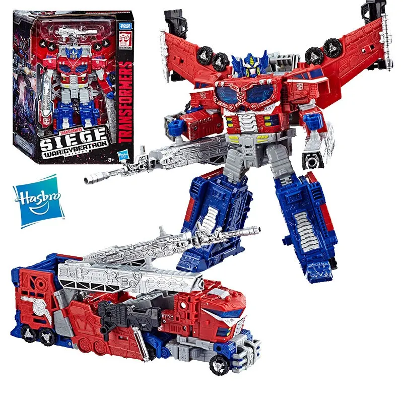 Hasbro Трансформеры Робот игрушка решительная Боевая серия Оптимус Прайм игрушка модель фигурки Дети Кукла