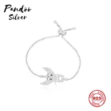 Модная подвеска Стерлинговое Серебро копия 1:1 копия, Регулируемый Серебряный браслет для женщин Monaco Роскошные ювелирные изделия подарок