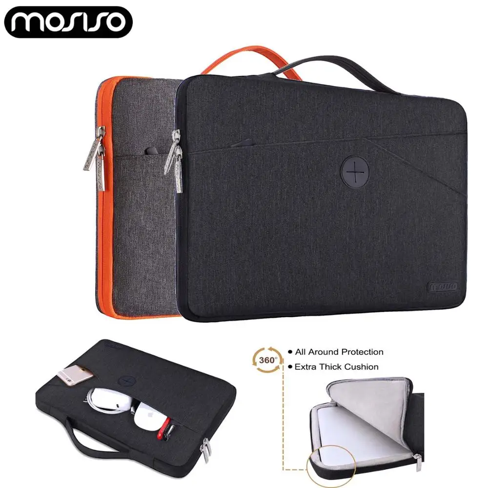 

MOSISO Polyester 13 13.3 inch Laptop Bag Sleeve Briefcase for Macbook Air Pro 13'' /Dell/HP/Lenovo Sleeve Handbag for Women Man
