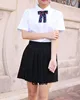 XS-3XL 17 Colors Girl's Japanese Summer High Waist Pleated Skirts For JK School Uniform Students Cloths 3