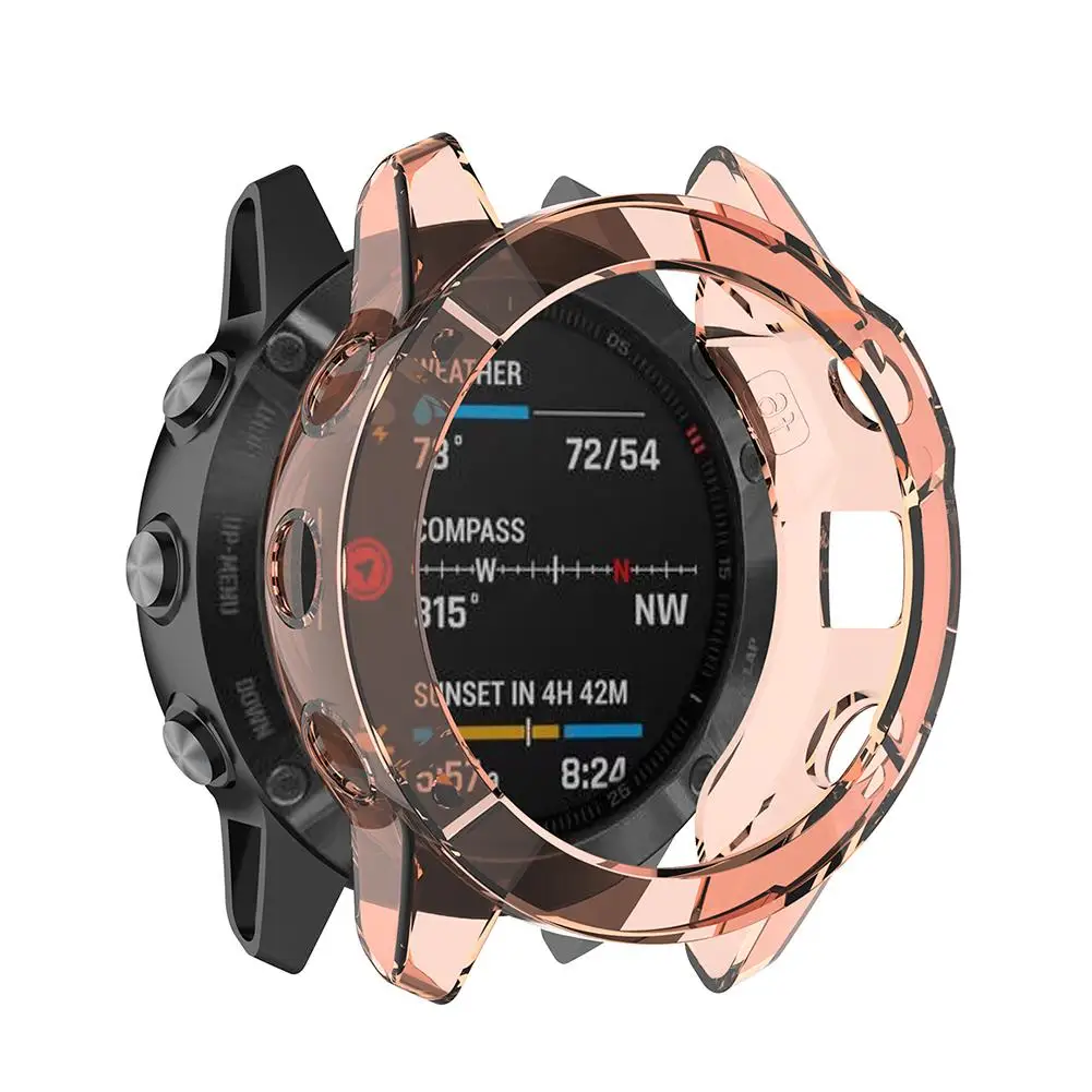 Ультратонкий Мягкий ТПУ защитный чехол для Garmin Fenix 6 Fenix6 защитный чехол умных часов Силиконовый чехол s