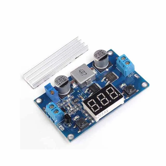 

A23-- DC-DC 3.0-35V To 3.5-35V Step-Up Boost Power Supply Module Voltage Converter Regulator Board LED Voltmeter Heat