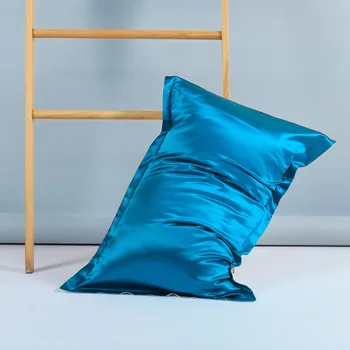 

Free Shipping 100% Nature Mulberry Silk Pillowcase Healthy Sleep Multicolor Pillowcase Top Quality Softer Cushion Cover