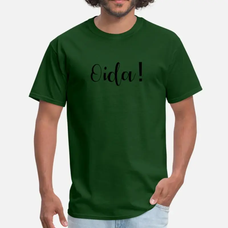Men-Army Green Print Oida Austria Bavaria T Shirt For Mens Women Round Neck Cool Men Tee Shirt Plus Size S-5xl Solid Color Hiphop - Цвет: Men-Army Green
