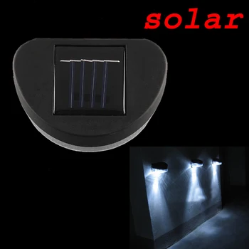 

Garden Landscape Lamp 2LED Night Light Fence Lawn Solar Powered Light Outdoor 2V Mount Way Solar Lamp Yard