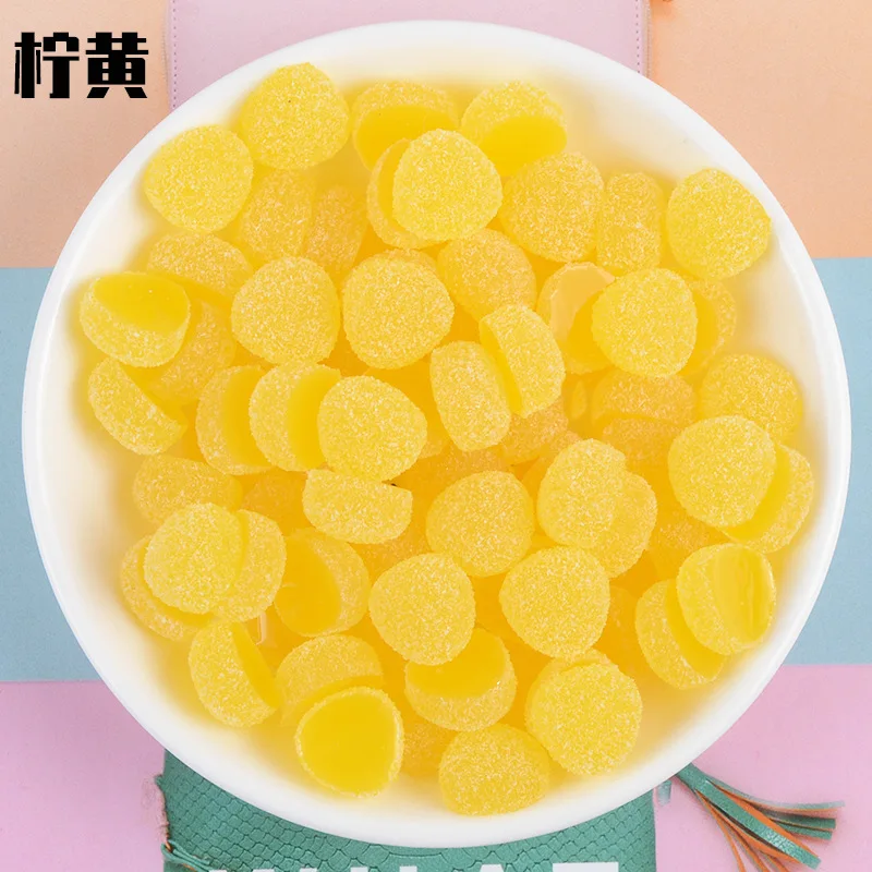 50Pcs Mini Simulation Fake Candy Flatback Resin Cabochon for Scrapbooking DIY DollHouse Accessories
