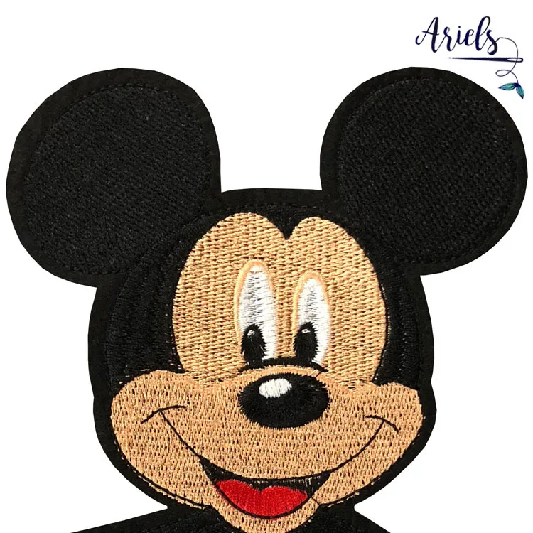 Disney мультфильм Минни Микки наклейки для одежды вышитые наклейки дикие Модные наклейки одежда декоративная заплатка мультяшная Клепка