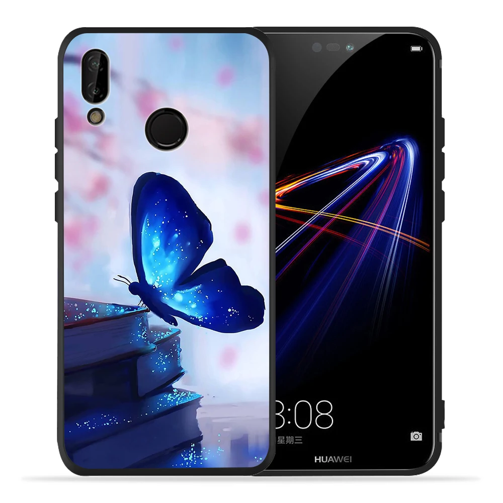 Модный животный черный медведь лев тигр черный чехол для телефона Huawei honor 8 9 10 Lite honor 9X20 Pro P умный мягкий чехол Etui