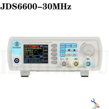 

100%Original JUNTEK JDS6600 Series DDS Signal Generator Dual-channel Generator Digital Pulse Signal Source Frequency Meter 30MHZ