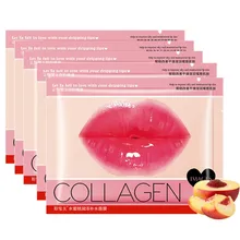 Сыворотка для ухода за губами Увлажняющая восстанавливающая маска для губ с кристаллом коллагена повышающая эластичность губ уменьшает тонкие морщинки сопротивляйтесь старению