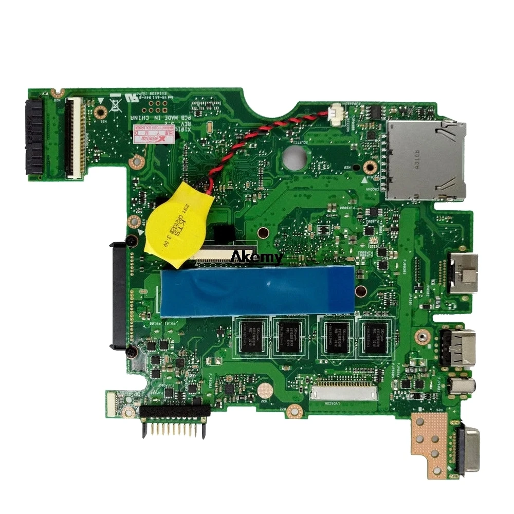 Akemy для ASUS X101C X101CH X101CH материнская плата для ноутбука 2 ядра cpu REV2.3/2,0 протестированная Mianboard