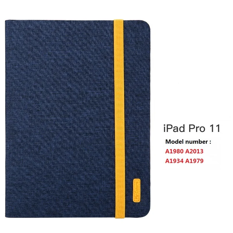 For iPad Pro 11 Для iPad Pro 12,9 чехол из искусственной кожи силиконовая подставка задняя крышка для iPad Pro 11 Чехлы Funda Smart sleep wake up Coque+ Flim - Цвет: For iPad Pro 11