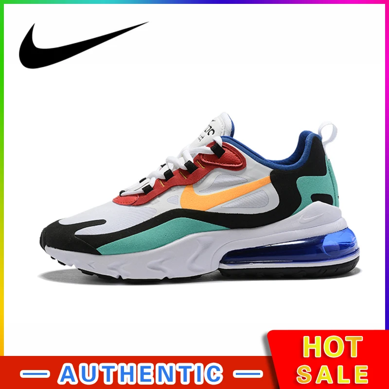 

Nike Air Max 270 React Men's Running Shoes Original Authentic Fashion Outdoor Color Sports Breathable 2019 New AO4971-002