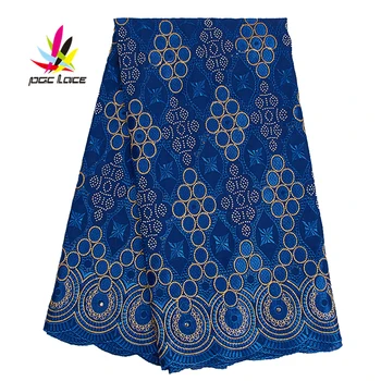 

Daily Use Swiss Lace Fabric Rhinstone Mesh Fabric Type and Embroidered Tulle Flower Girldress Nigerian Wedding AMY2503B