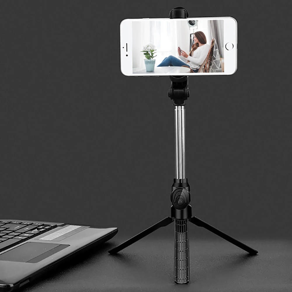 VTIN XV920 3 in 1 Wireless Bluetooth Selfie Stick Mini Selfie Tripod with Remote Control For iPhone Huawei P20 Portable Monopod (12)