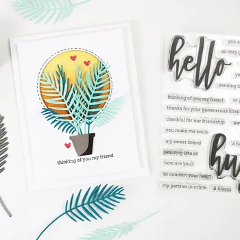 

Parlor Palm Die Set New 2020 Metal Cutting Dies For Scrapbooking Craft Die Cut Card Making Photo Album Embossing Stencil