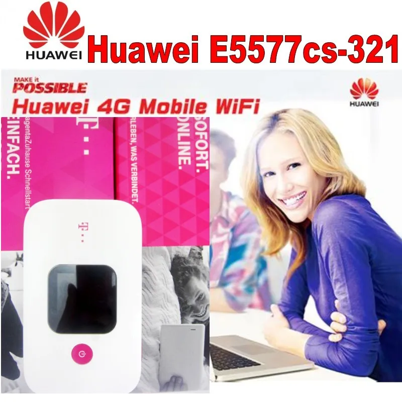 Разблокированный Huawei E5577 4G LTE Cat4 e5577cs 321 мобильный Hotspot беспроводной маршрутизатор