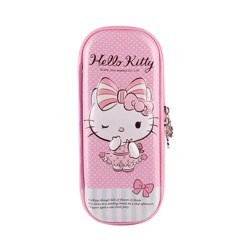 TOPSTHINK/Большой Вместительный милый многослойный пенал принцессы Hello kitty из