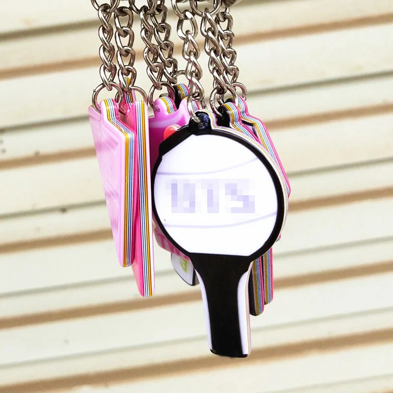 KPOP брелок EXO GOT7 дважды семнадцать брелки радужные акриловые аксессуары ювелирные