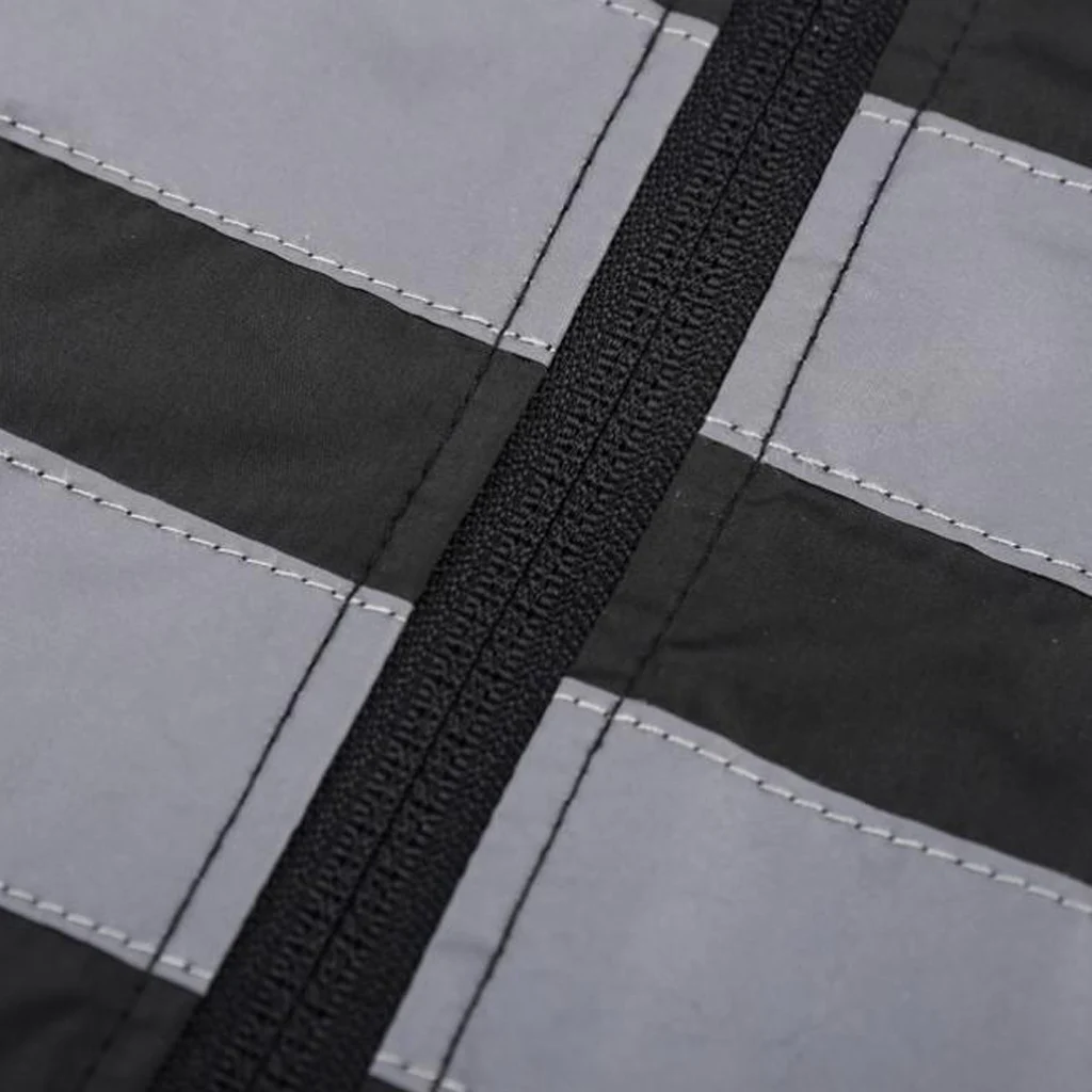 Men's Reflective Sleeveless Vest for Night Cycling MTB Mountain Road Bike Riding Running Hiking Fishing Sports Vest