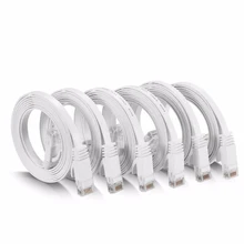 Rj45 cat6 plano utp lan cabo para gigabit ethernet cabo de rede para modem roteador cabo ethernet cabo de remendo