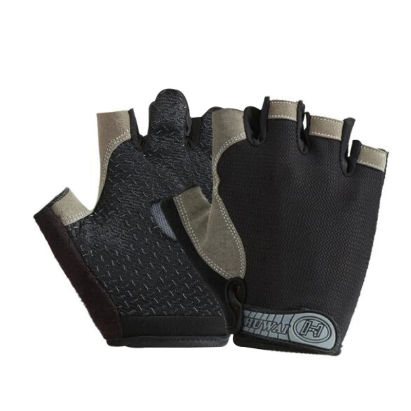 Half Finger Gloves Gym Fitness Anti-Slip Women Men Half Finger Summer Fishing Cycling Fingerless Gloves Female Bicycle Bike