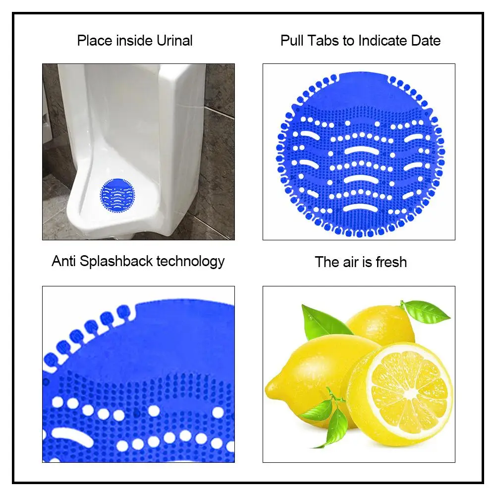 

3pcs urinal deodorant Urinal Deodorizer 30 Days Fragrance Antimicrobial Deodorizer