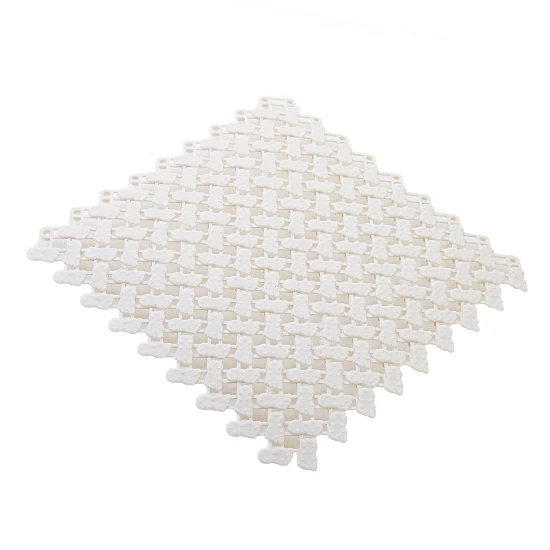 white 10pcs DIY нескользящий коврик для ванной комнаты коврик для ванной безопасности ванная комната квадратный ПВХ коврики для дома Коврики для кухни коврик для душа коврик для ванной - Цвет: white 10pcs