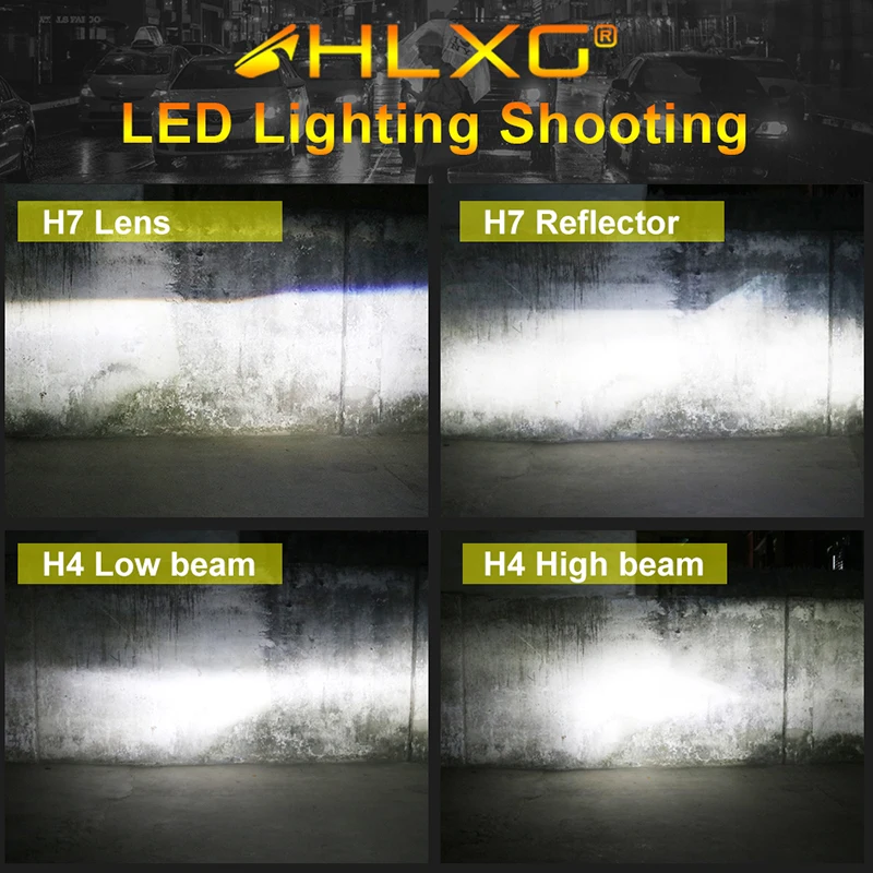 CSP H4 led H7 H1 H11 9005 HB3 9006 HB4 светодиодные лампы для фар медные рассеивания тепла