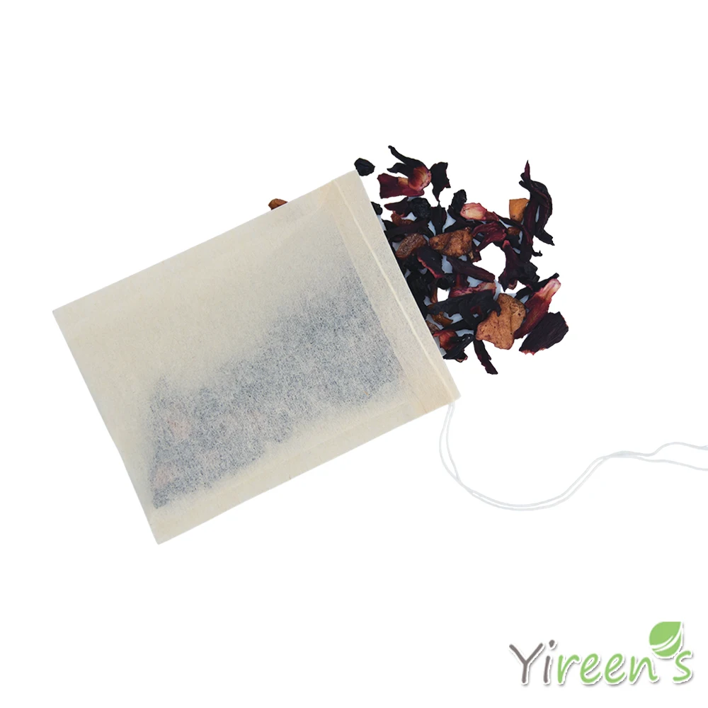 100pcs 60 X 80mm Wood Pulp Color Filter Paper Tea Infusers Food Grade