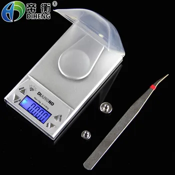 

50pcs high quality useful Portable 10g * 0.001g LCD Digital Pocket Gram Jewelry Scale Weight Balance