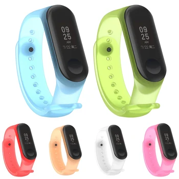 

For Mi Band 3 Fashion Colorful Silicone Wrist Strap for Xiaomi mi Band 3 Bracelet Wristband Miband 4 3 Smart Watch Accessories