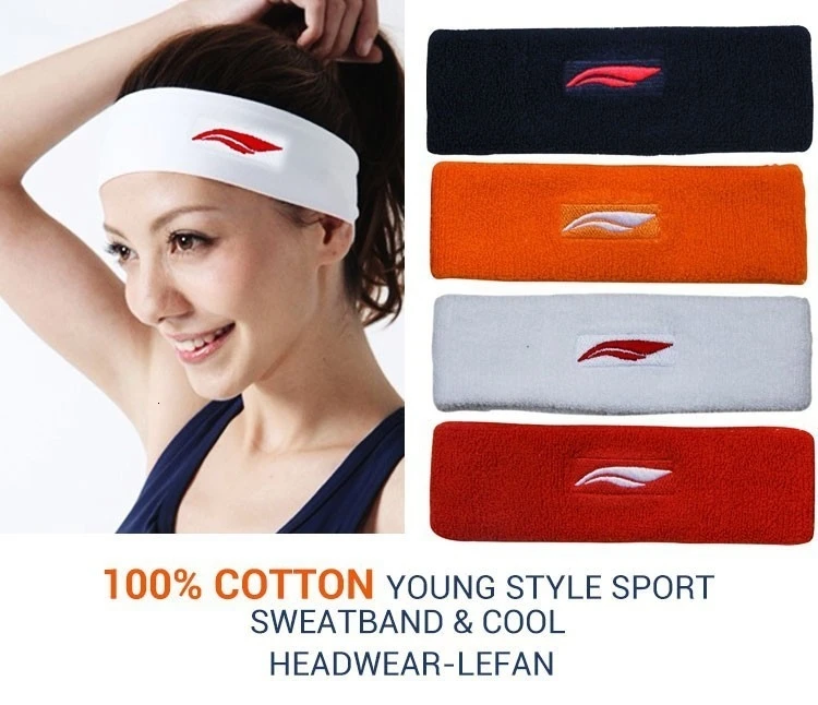 XC спортивные резинки Sweatband абсорбент лента для волос для йоги 1 шт. бренд бег Открытый Фитнес Хлопок повязка на голову анти пот лента для волос