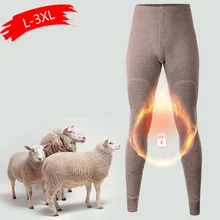 Новинка, термобелье, штаны, плотные, очень холодные, зимние кальсоны для российской Канады и европейских мужчин, защищают колено