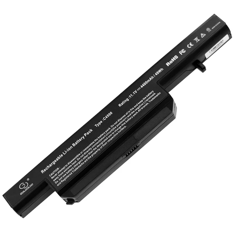 Новый аккумулятор Golooloo 5200 мАч 6 ячеек для Clevo C4500BAT C4500 C4500Q C5100Q C5105 C5500Q W150 B4100M B4105 B5100M
