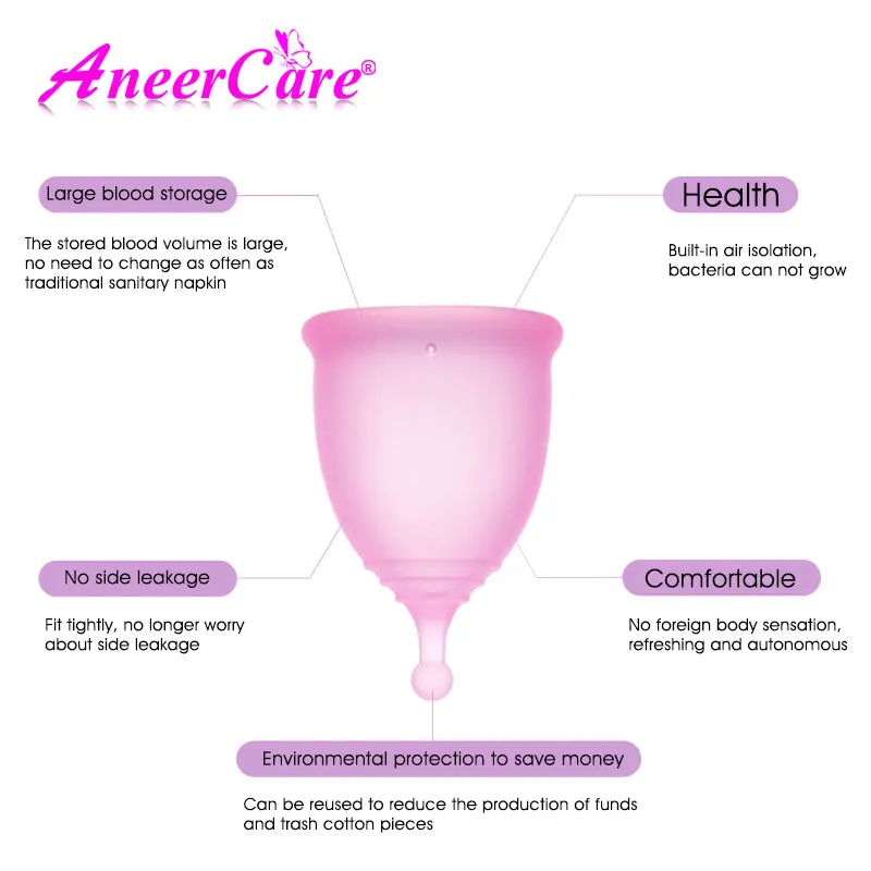 Certified Silicone Menstrual Cup - Eco-Friendly and Comfortable Period Solution