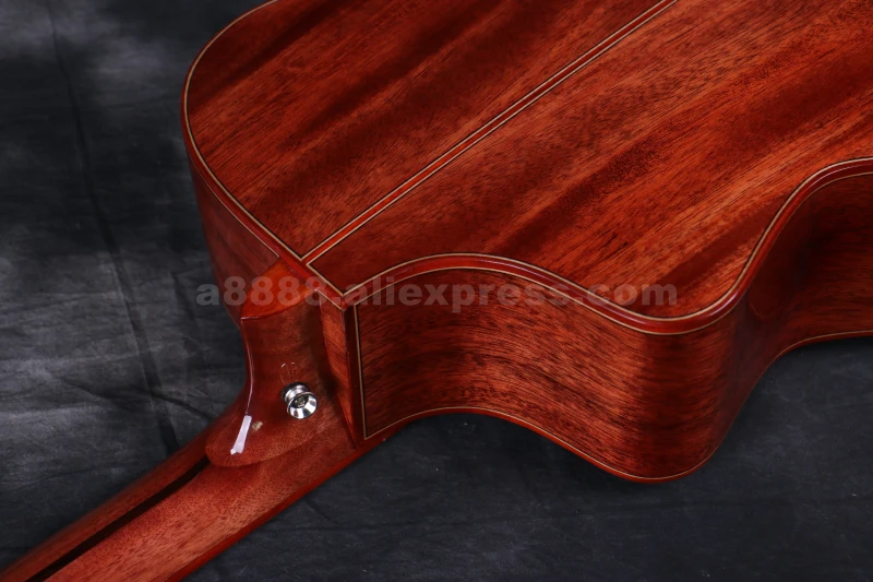 Finlay цельная гитара, 4" Акустическая гитара+ жесткий чехол, Solid Spruc Top/Solid Mahogany Body, Профессиональная Гитара s chin