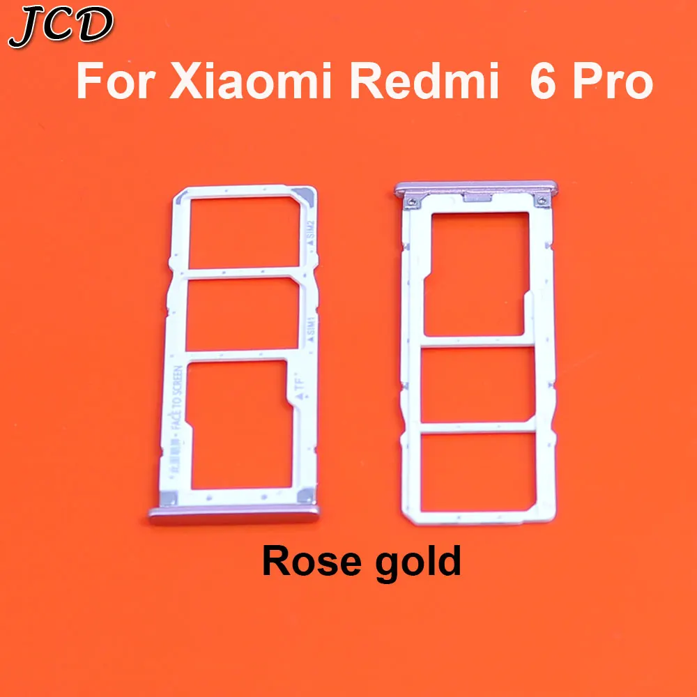 JCD держатель лотка для Sim для Xiao mi redmi 6 pro/mi A2 lite держатель слота для sim-карты Замена