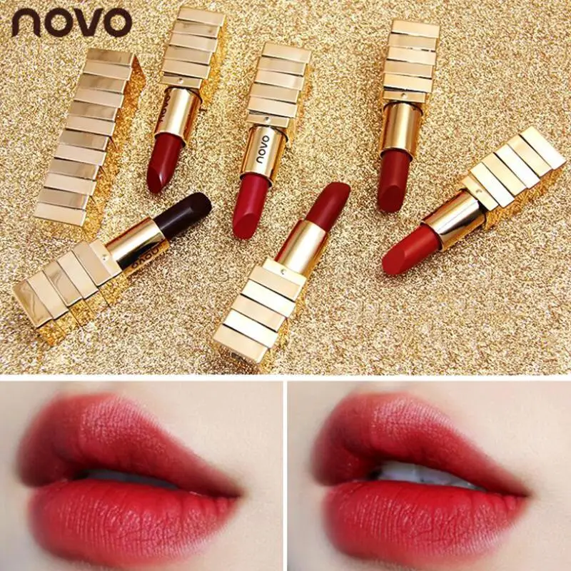 

6 Colors Lipstick Matte Velvet Long Lasting Lip Stick Waterproof Cosmetic Beauty Lip Makeup