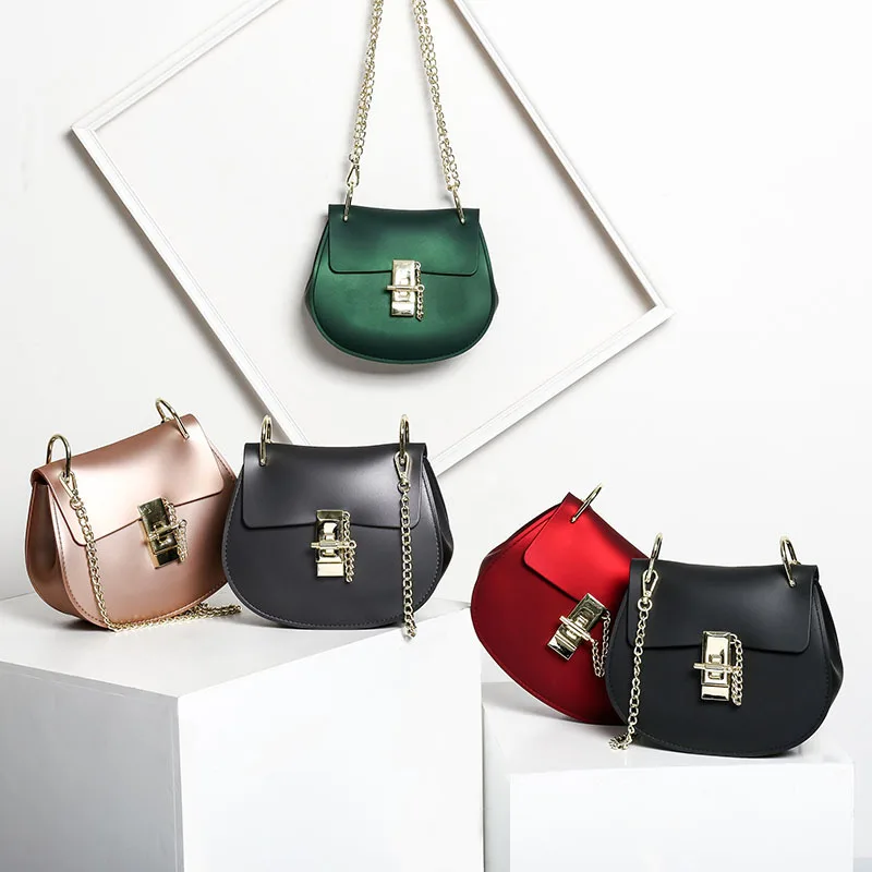 

2019 New Shoulder Messenger Small Bag Matte Jelly Bag Female Simple Wild Chain Mini Crossbody Bags Women Purse and Handbags