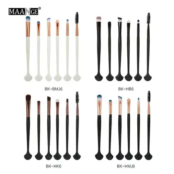

6pcs Shell Shape Makeup Brushes Set Eye Shadow Blending Eyeliner Eyelash Eyebrow Brushes For Makeup Brush Cosmetics Tools TSLM1