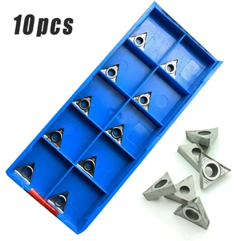 

10pcs TCGT090204-AK Carbide Insert Indexable Cutter Holding Tools Replacement