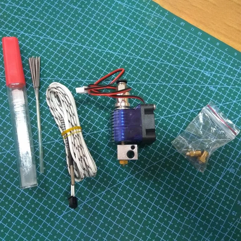 E3D V6 Hotend комплект высокотемпературная версия 300 градусов Цельсия j-головка части 3d принтера 0,4/1,75 мм дистанционный экструдер 12 В