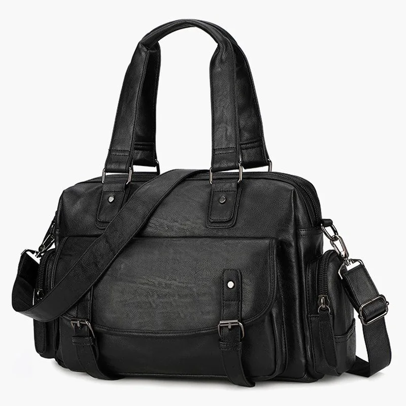 Black 30 Inch Сумка для путешествий в Корейском стиле, мужская деловая сумка, большая сумка, Мужская Горизонтальная Версия, вместительная сумка для багажа - Цвет: Black 30 Inch