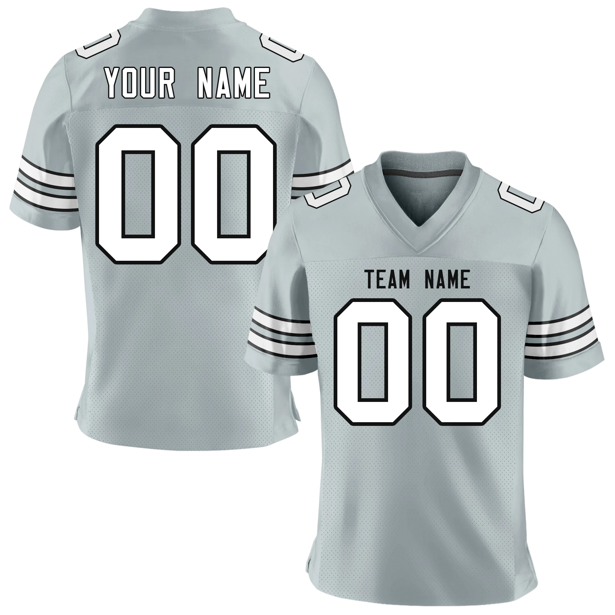 American football jersey design printed team name number football shirt outdoor training rugby jersey fans gift men/youth football jersey