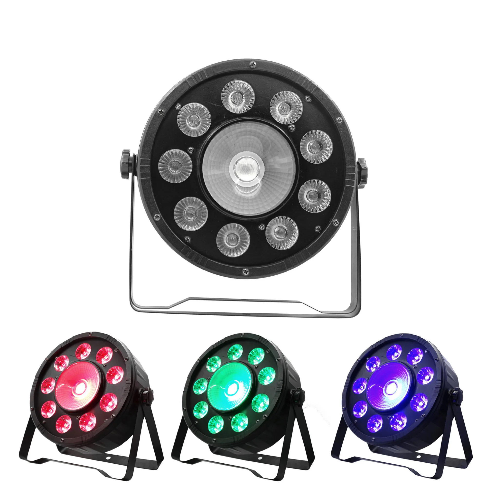 Быстрая доставка светодиодный Par 9x10 Вт + 30 RGB Освещение для DMX512 сценический эффект