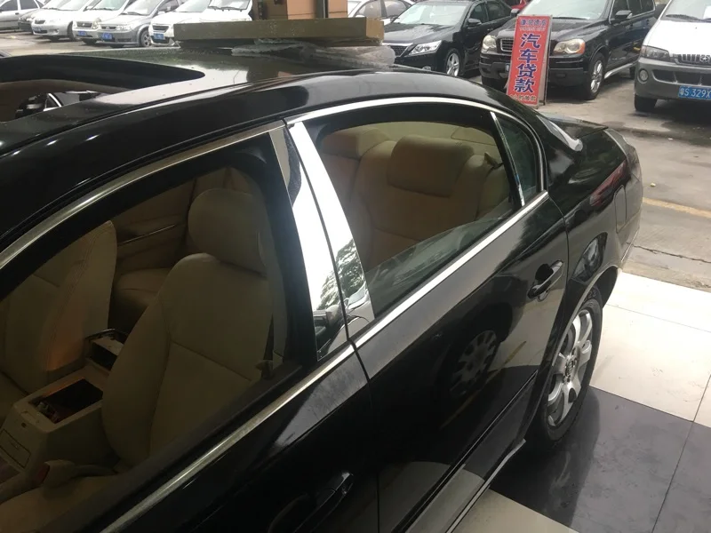 Нержавеющая сталь окна автомобиля планки для buick LaCrosse 2005-2009 2010 2011 2012 2013 сомнения очаровательно, Alpheon