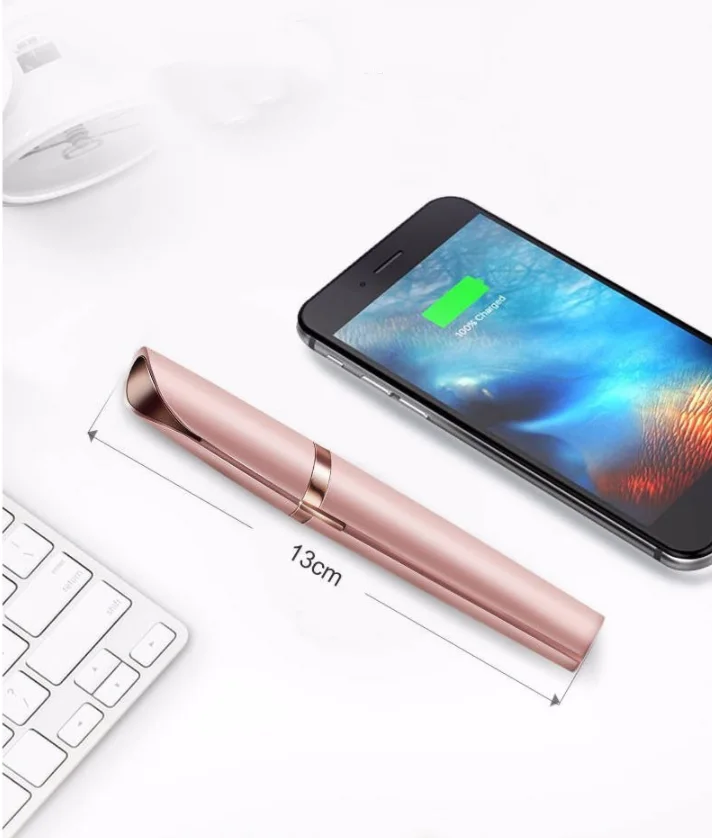 Батарея и USB Электрический триммер для бровей мини Брови бритва для лица удаление волос безболезненный Эпилятор для дропшиппинг