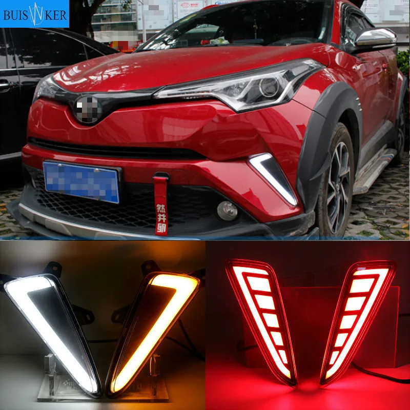 Auto Dashboard Cover Pad Voor Toyota Voor C-HR Voor Chr Voor C Hr Voor Ch R 2016-2019 2020 2021 2022 2023 Auto Dashboard Cover Dash Mat Zonnescherm Pad(A Blue Side LHD